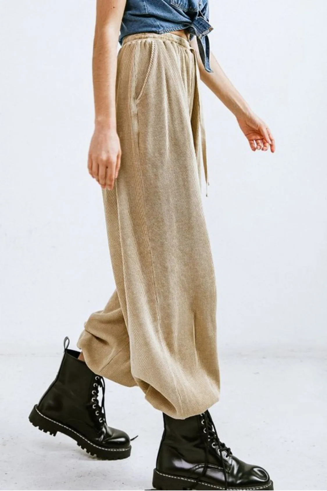 Erin Waffle Knit Joggers