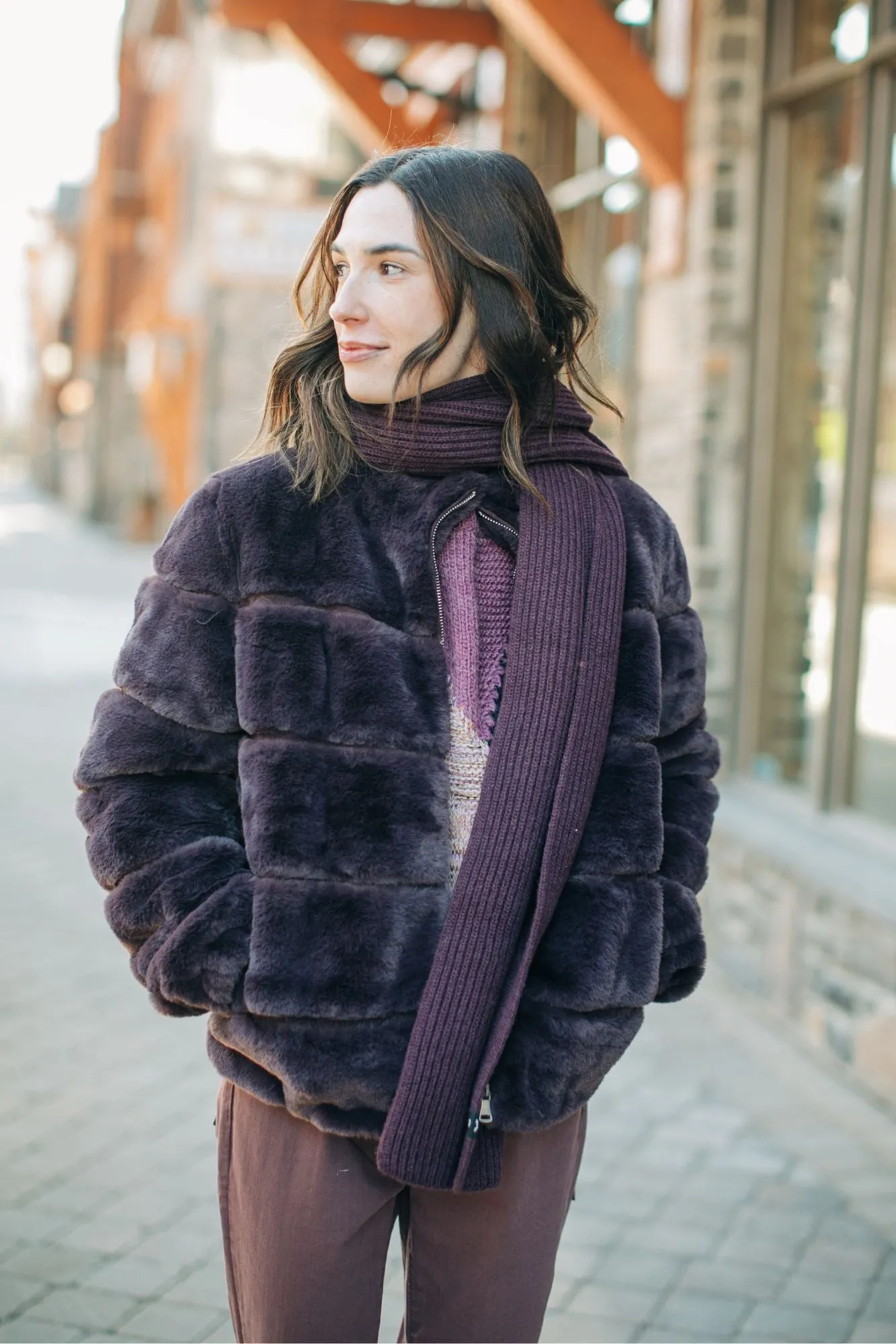 Faux Fur Bomber