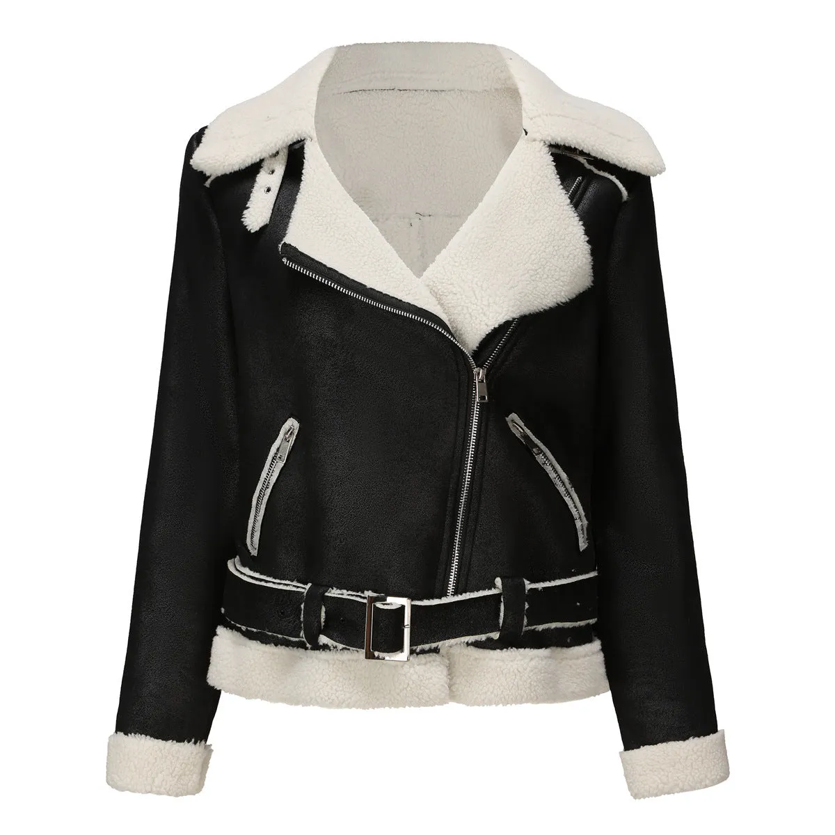 Faux Suede Winter Jacket