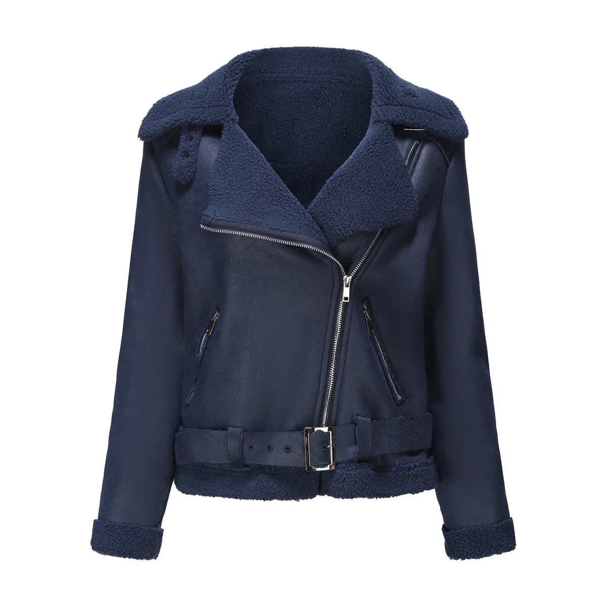 Faux Suede Winter Jacket