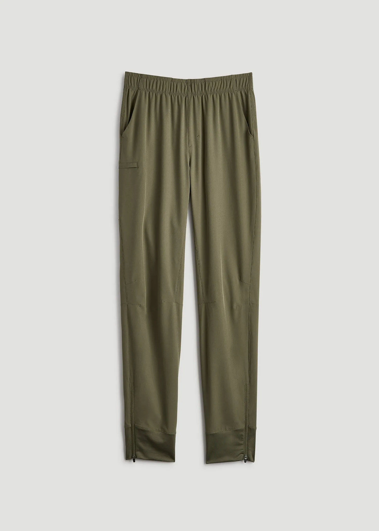 Featherweight Perforated Training Jogger for Tall Men in Olive