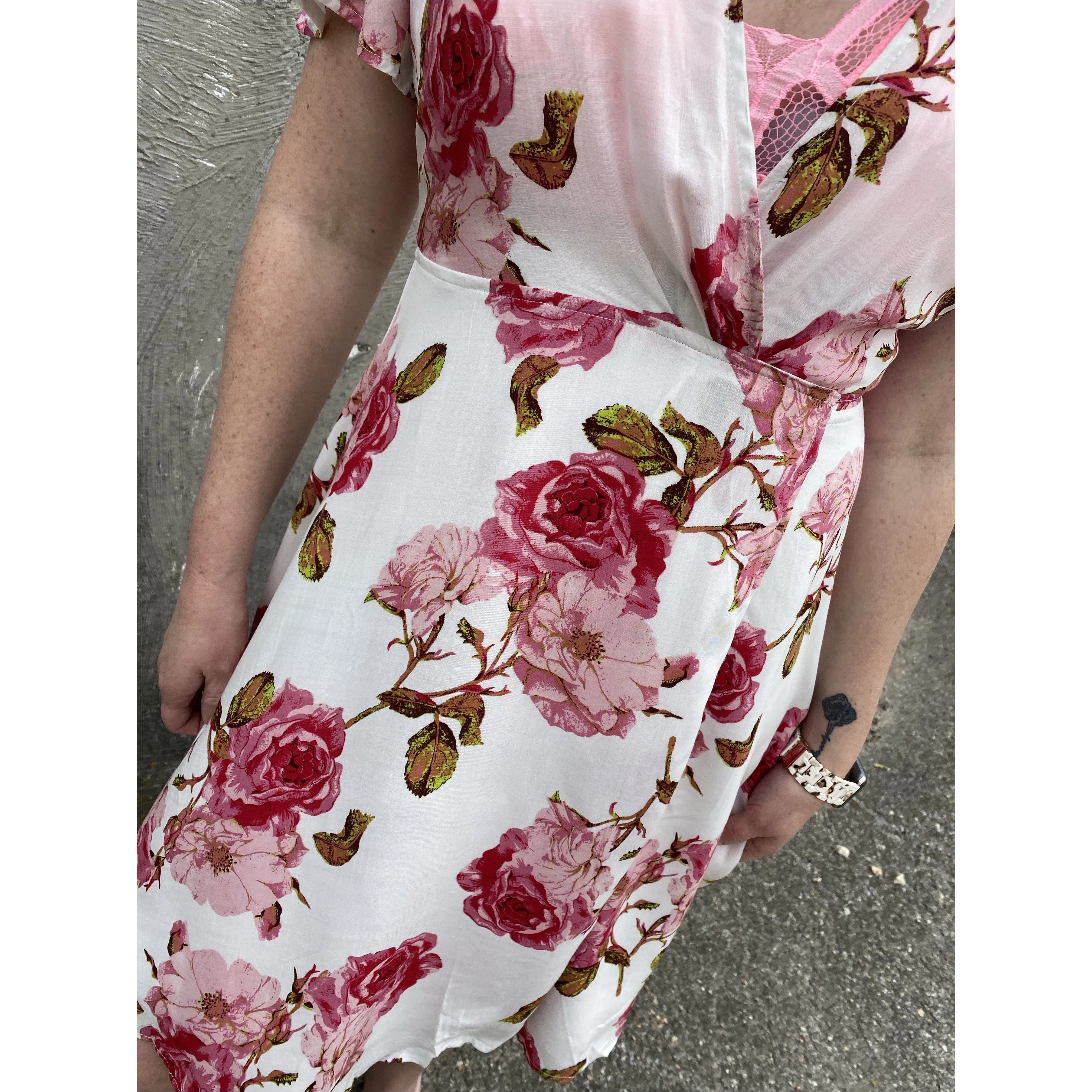 {{Floral}} Print Dress