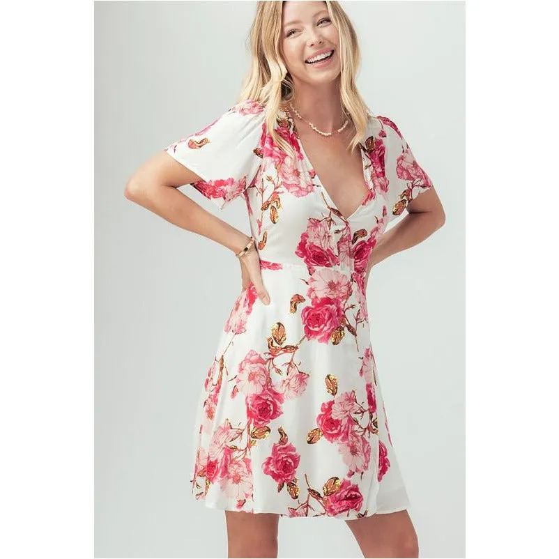{{Floral}} Print Dress