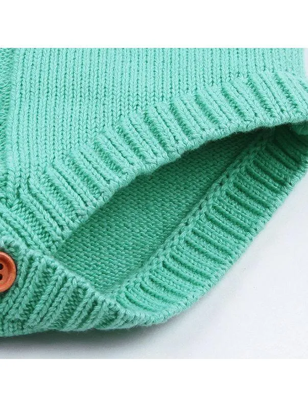 Flower Leaf Crochet Onesie Baby Knit Bodysuit crochet romper