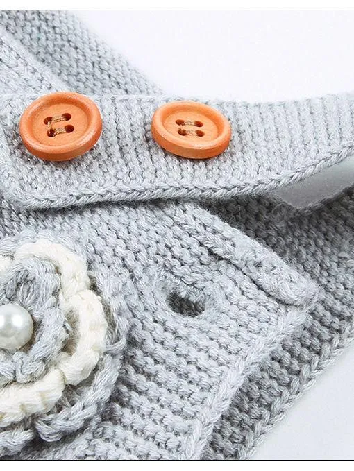 Flower Leaf Crochet Onesie Baby Knit Bodysuit crochet romper