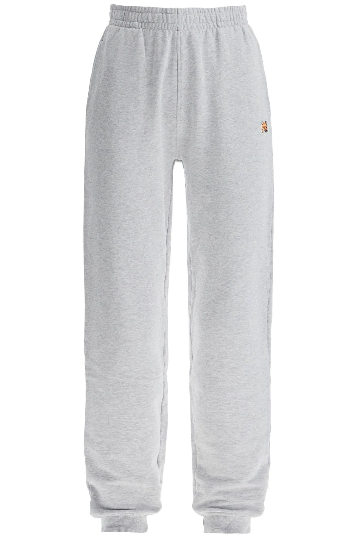 fox head jogging pants MW01109KM0001 LIGHT GREY MELANGE