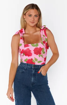 Gidget Bodysuit ~ Heart Throb Floral