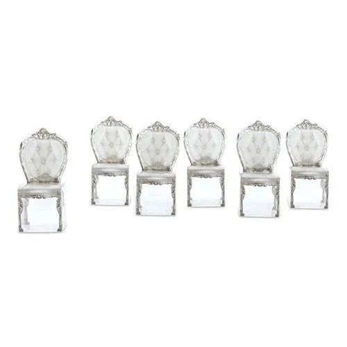 Gold or Silver Chair Wedding Party Favor Boxes (Pack of 10)
