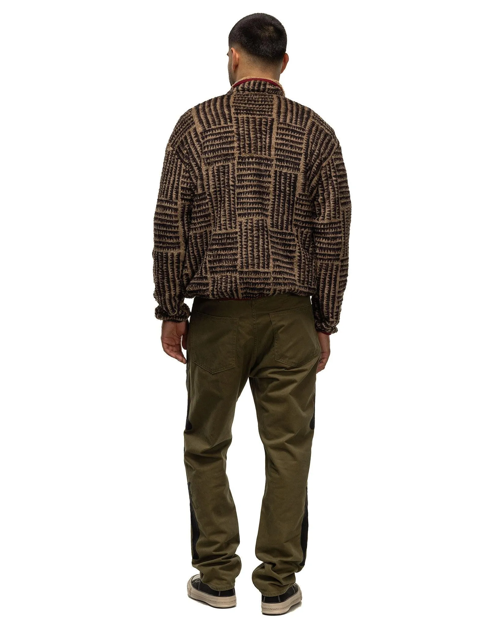 HACKSAW-BLOCK Fleece Pullover Beige