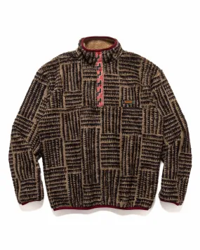 HACKSAW-BLOCK Fleece Pullover Beige