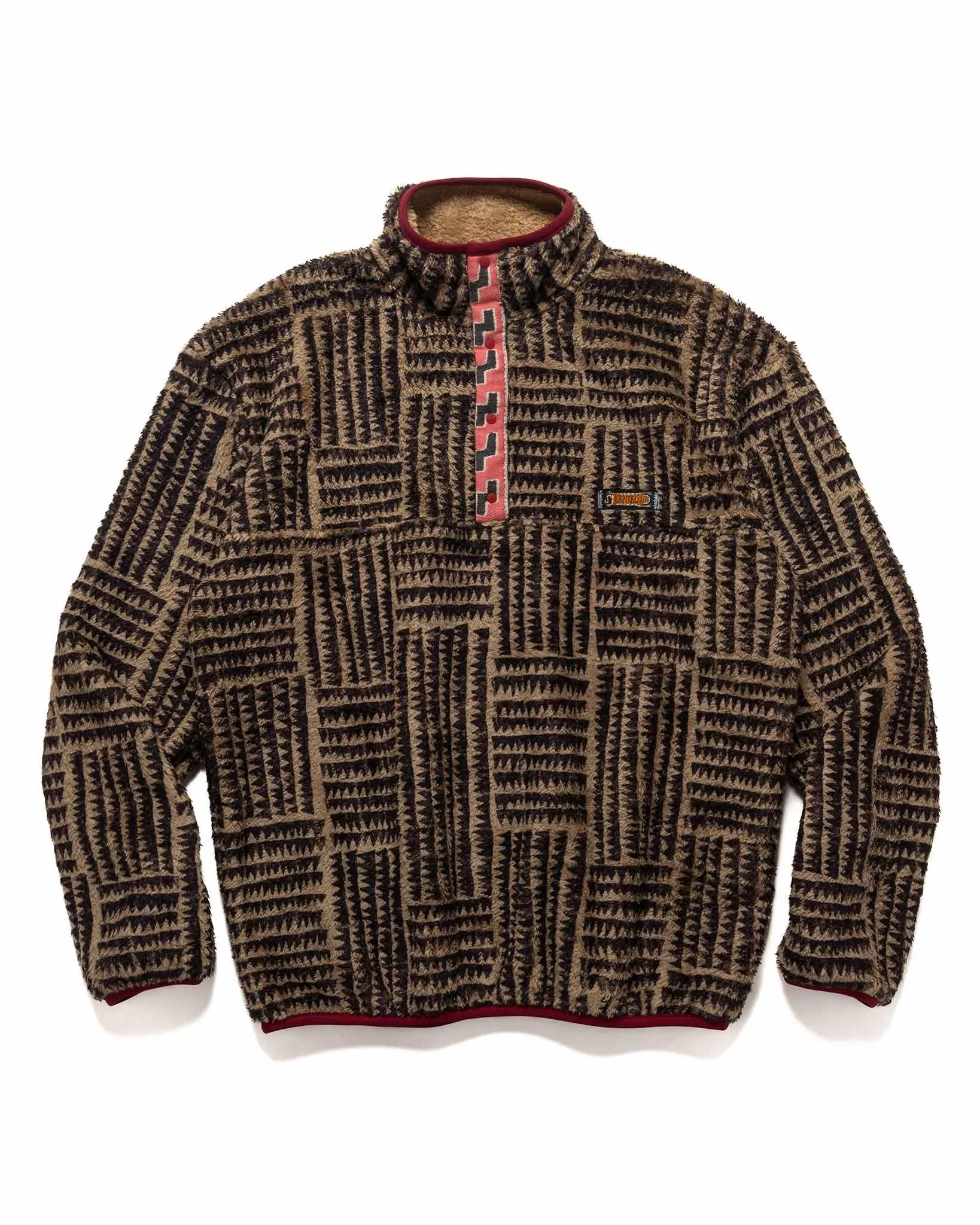 HACKSAW-BLOCK Fleece Pullover Beige
