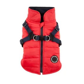 Harness Coat | Mountaineer Red & Black