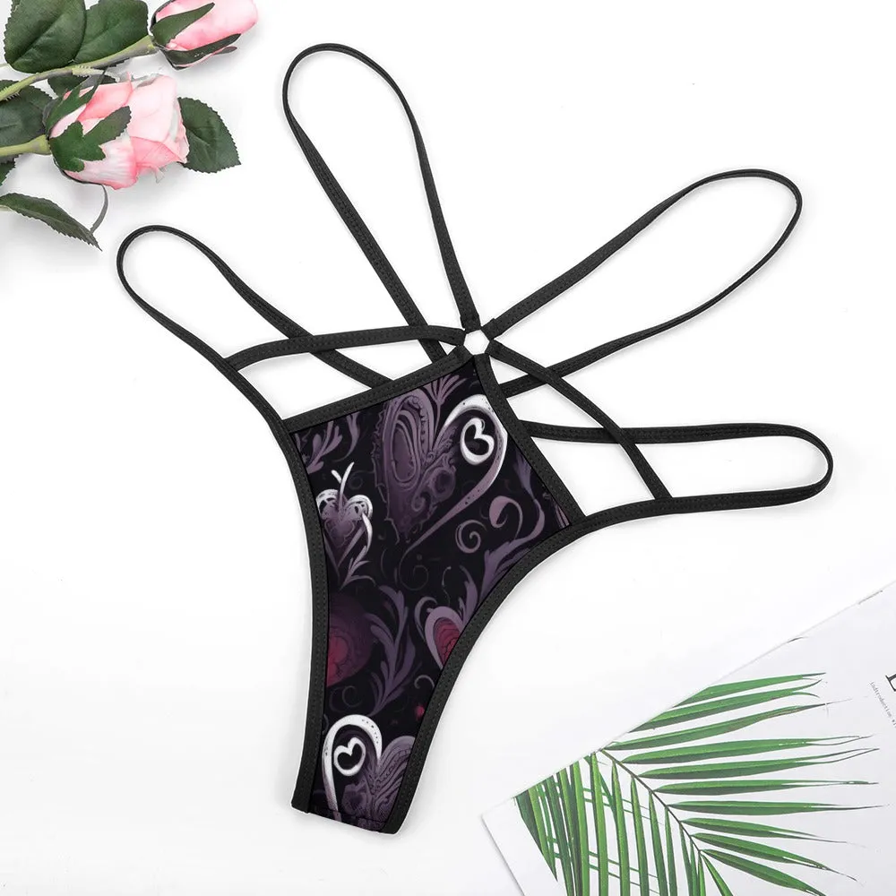 Hearts T-back Thong
