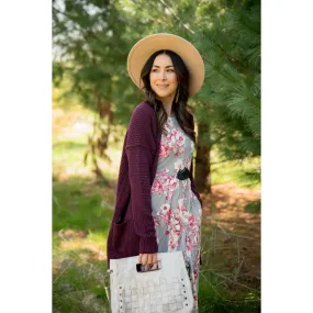 Heavy Knit Textured Cardigan