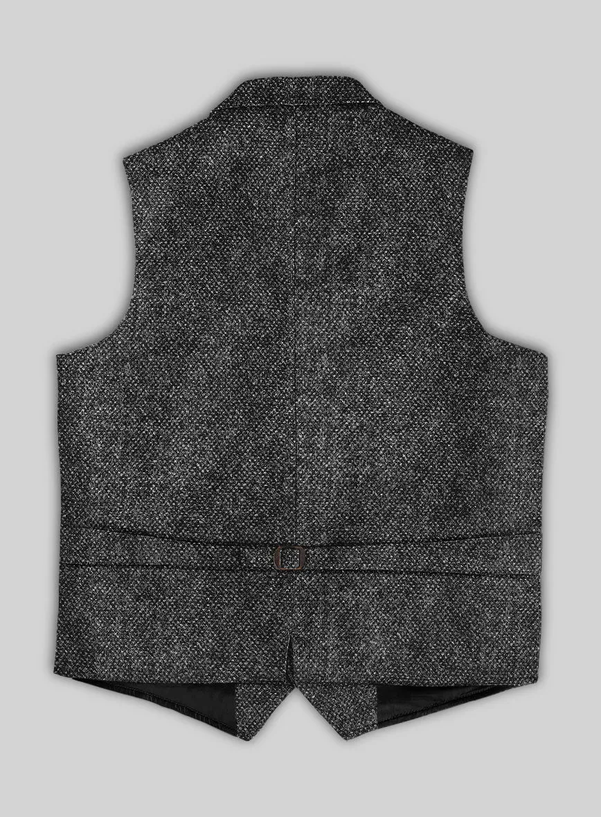 Highlander Heavy Gray Bedford Tweed Hunting Vest