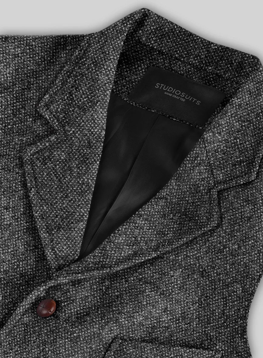 Highlander Heavy Gray Bedford Tweed Hunting Vest