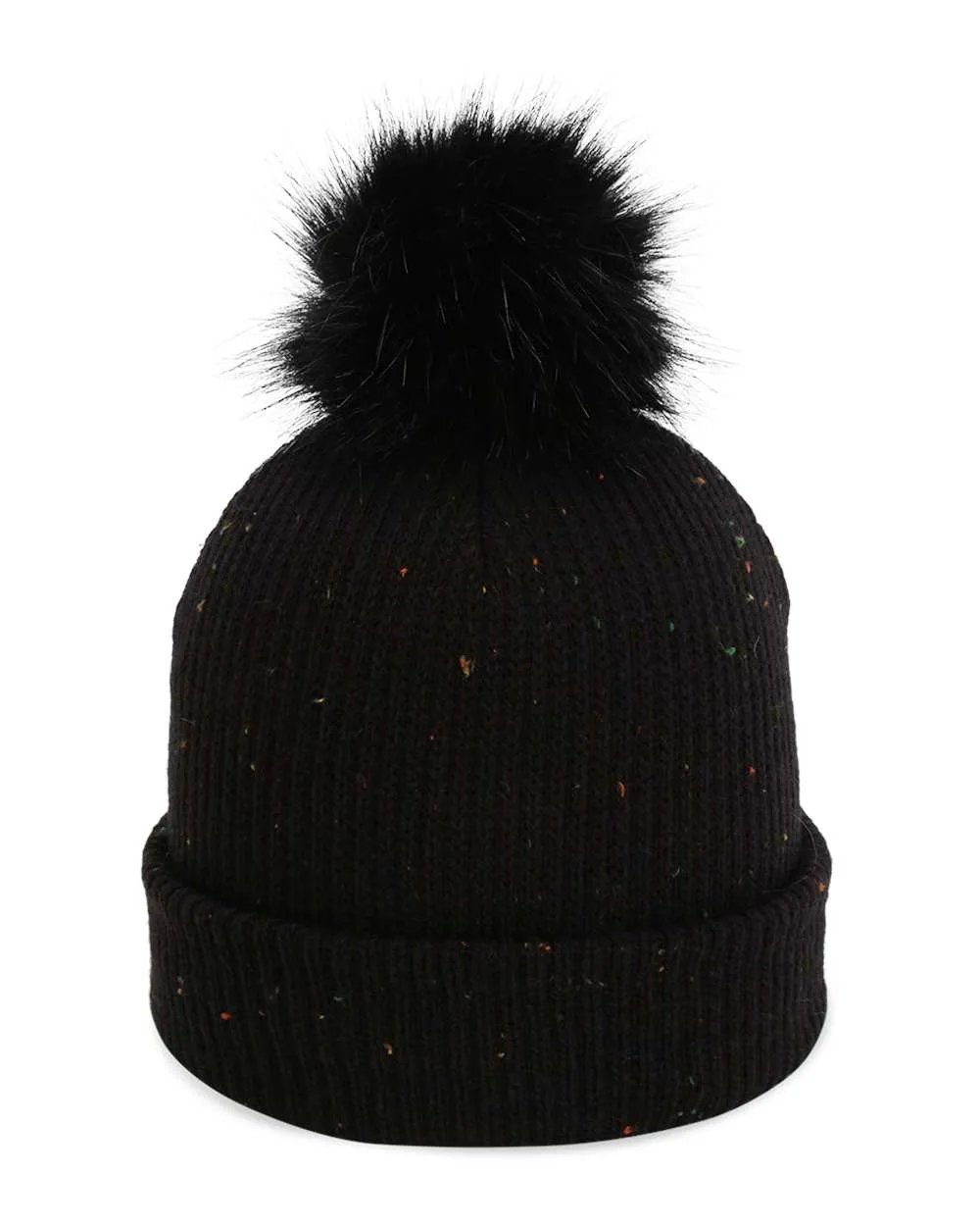 Imperial The Montage Pom Cuffed Custom Beanies, Black