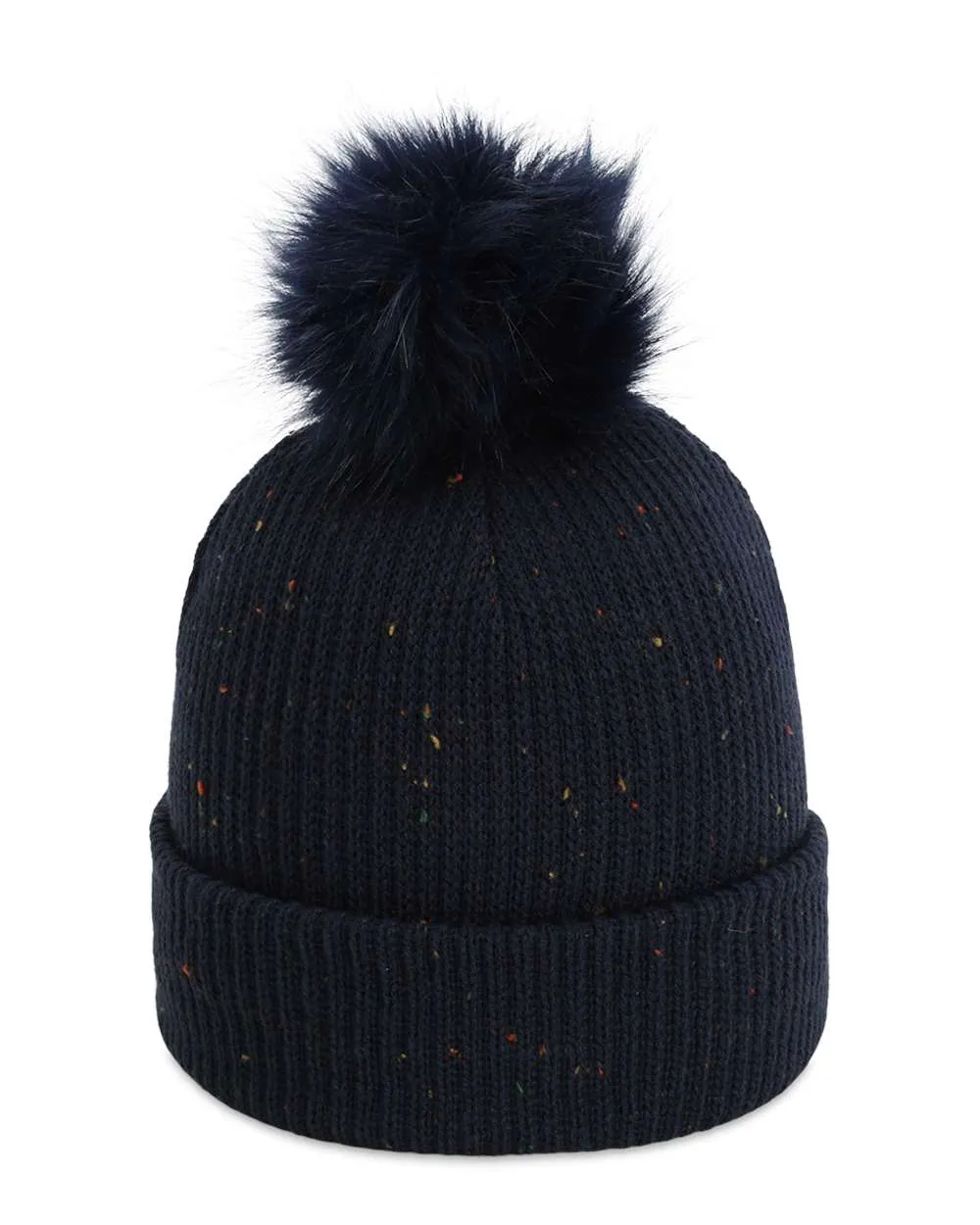 Imperial The Montage Pom Cuffed Custom Beanies, Navy