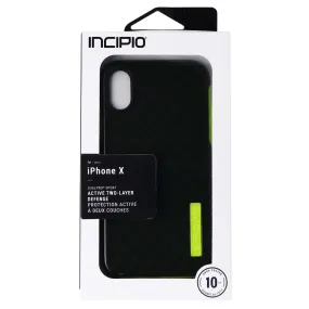 Incipio Dualpro Sport Case for Apple iPhone X and XS - Volt/Smoke (Green/Gray)