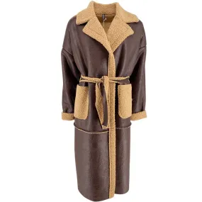 J By J 13067 Teddy Coat Brown
