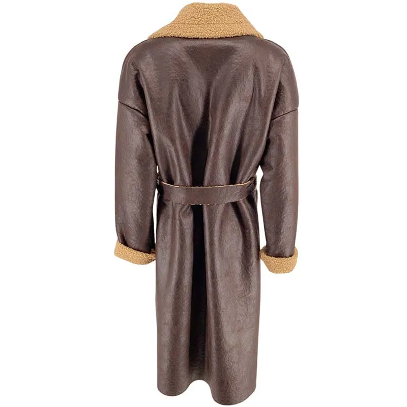 J By J 13067 Teddy Coat Brown