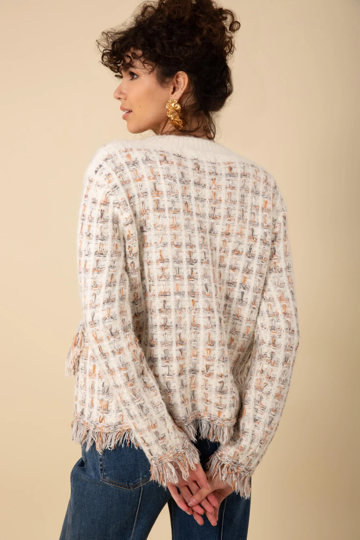 Jimena Cardigan - Ivory