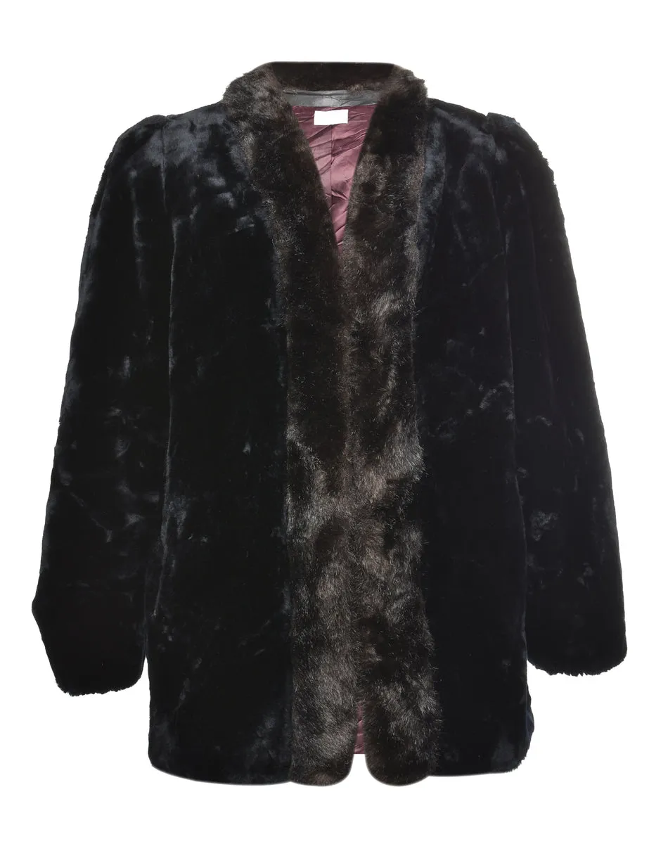 Jordache Faux Fur Coat - L