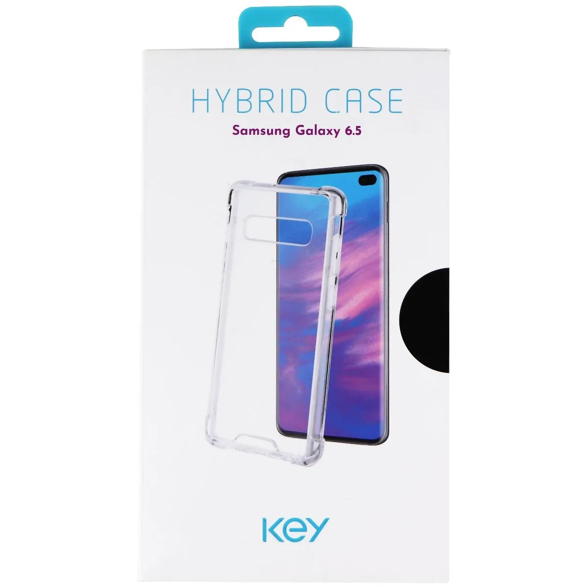 Key Hybrid Hard Case for Samsung Galaxy (S10 ) Smartphones - Clear