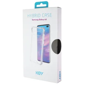 Key Hybrid Hard Case for Samsung Galaxy (S10 ) Smartphones - Clear