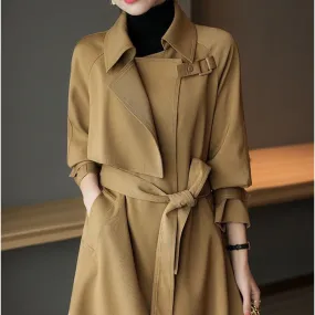 Khaki irregular coat
