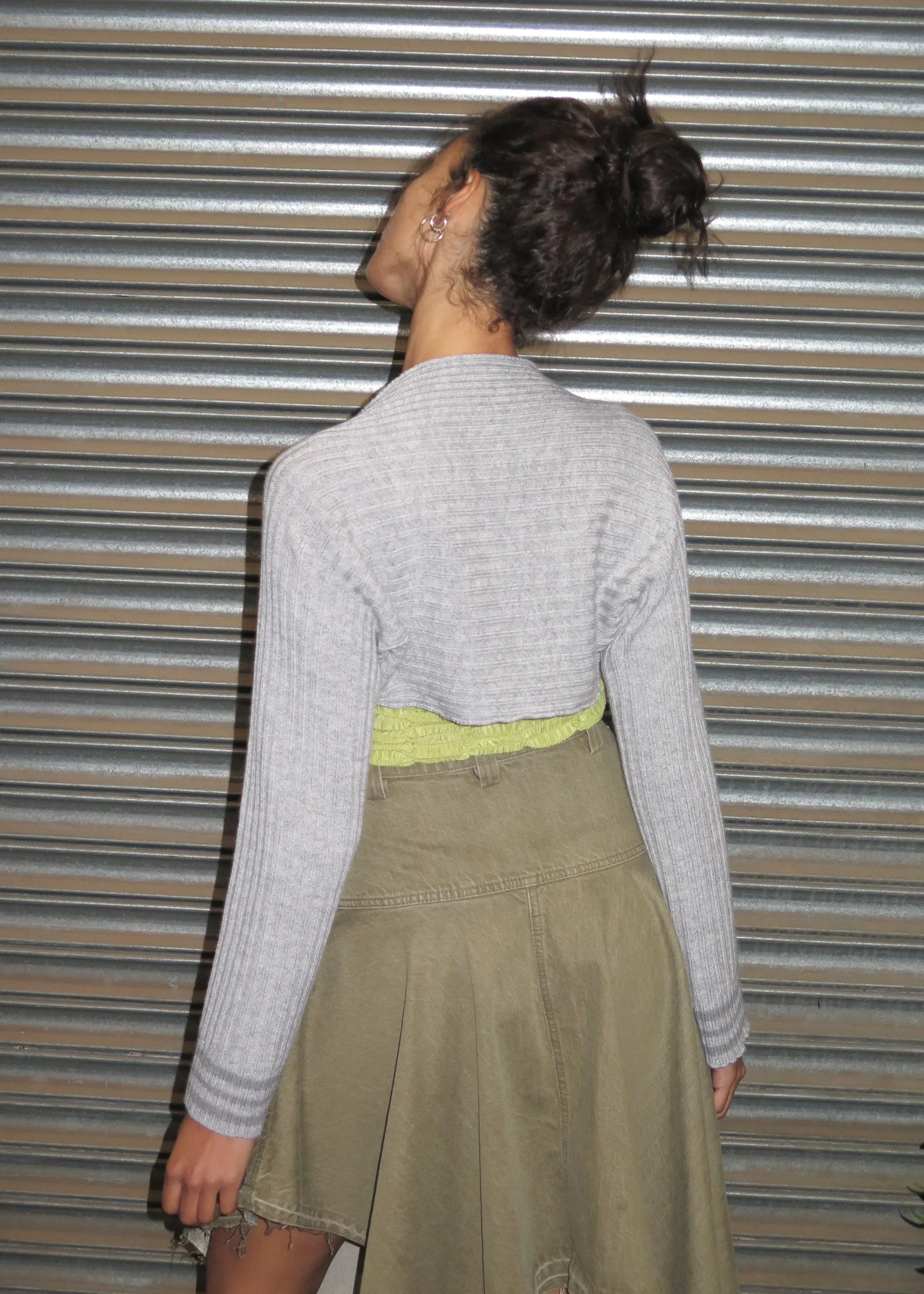 Kinetic Sports Shrug ~ Silver Grey