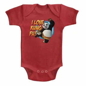 Kung Fu Panda Love Kung Fu Baby Heather Bodysuit