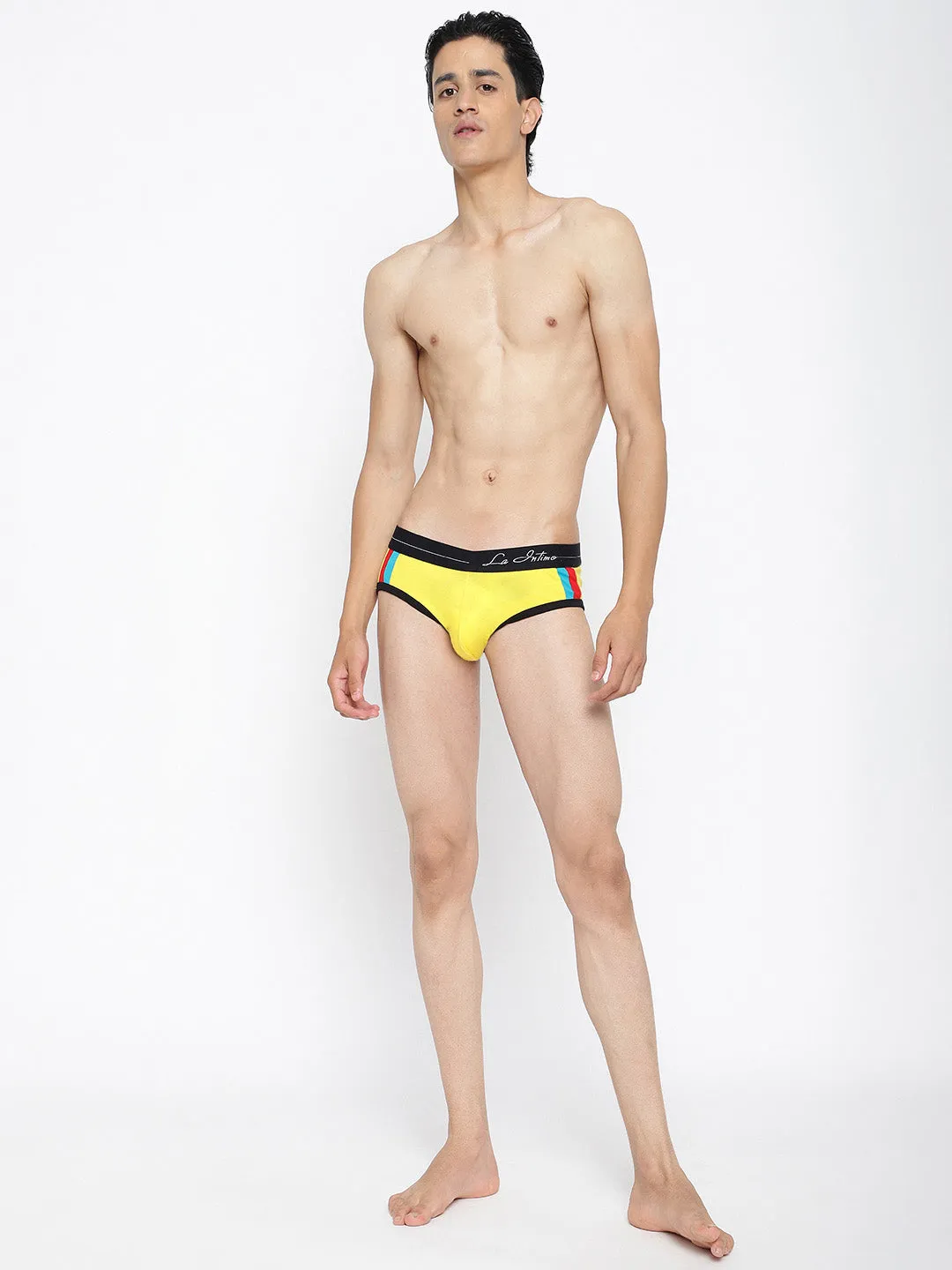 La Intimo Double Stripe Classic Brief (Pack of 6)