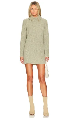 L'Academie Sable Sweater Dress in Olive