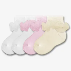 Lace Trim Anklet - Light Colors - Assorted - Style: 3103L