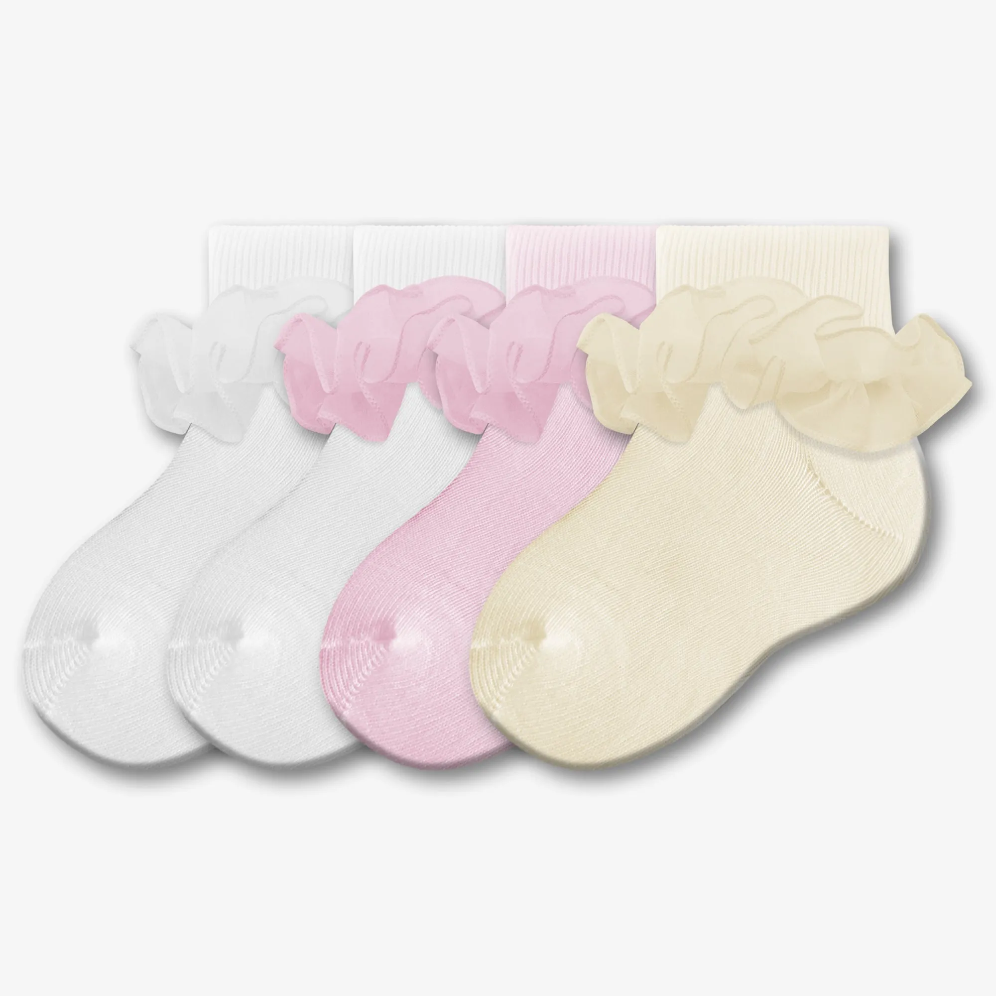 Lace Trim Anklet - Light Colors - Assorted - Style: 3103L