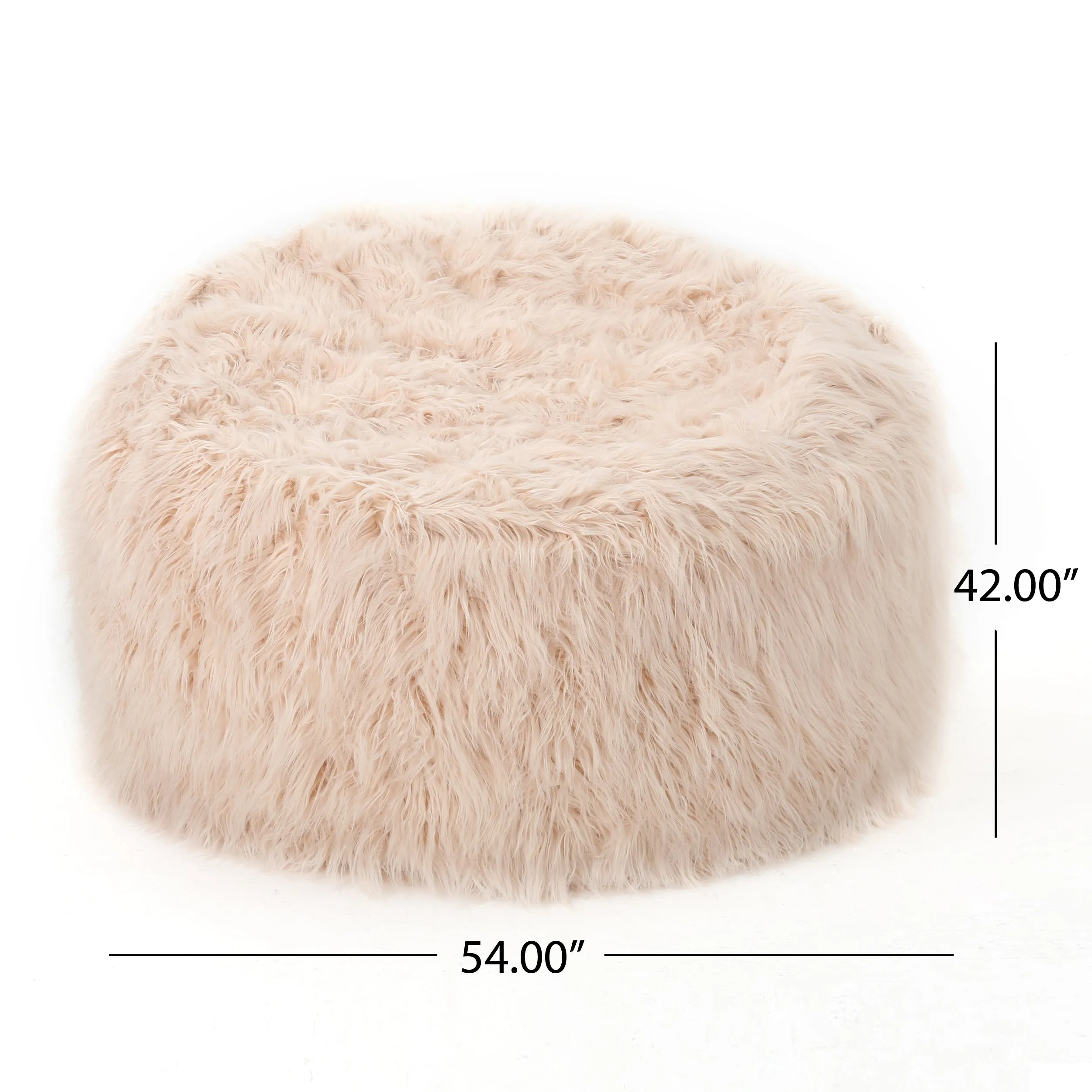 Lachlan Furry 5 ft. Bean Bag
