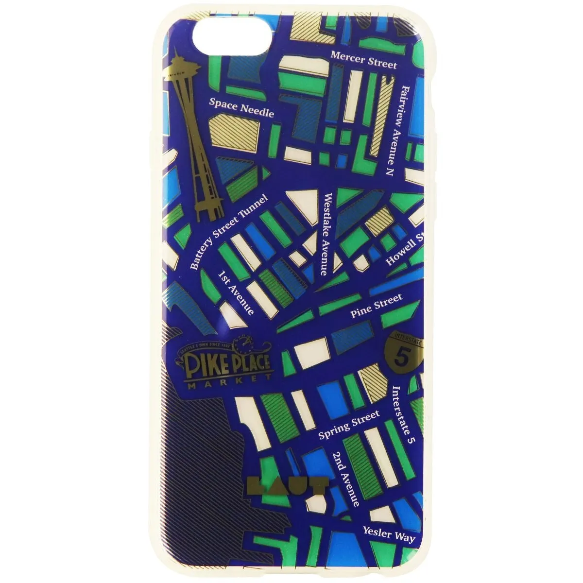 Laut Nomad Seattle Hybrid Slim Case for iPhone 6s/6 - City Street/Blue/Frost