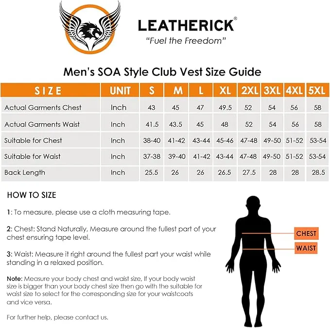 Leatherick Honeycomb son of anarchy Motorcycle Vest