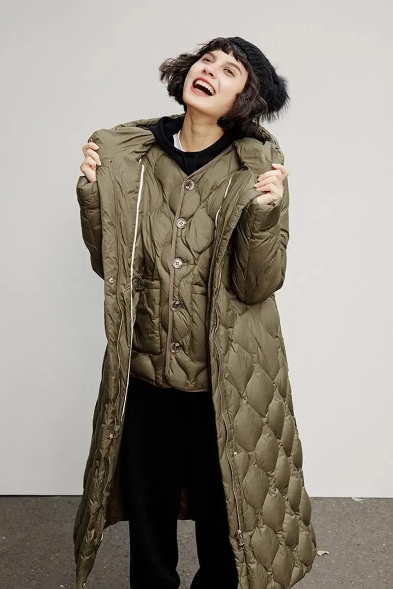 Lightweight Quilted Itilian Goose Down Vest