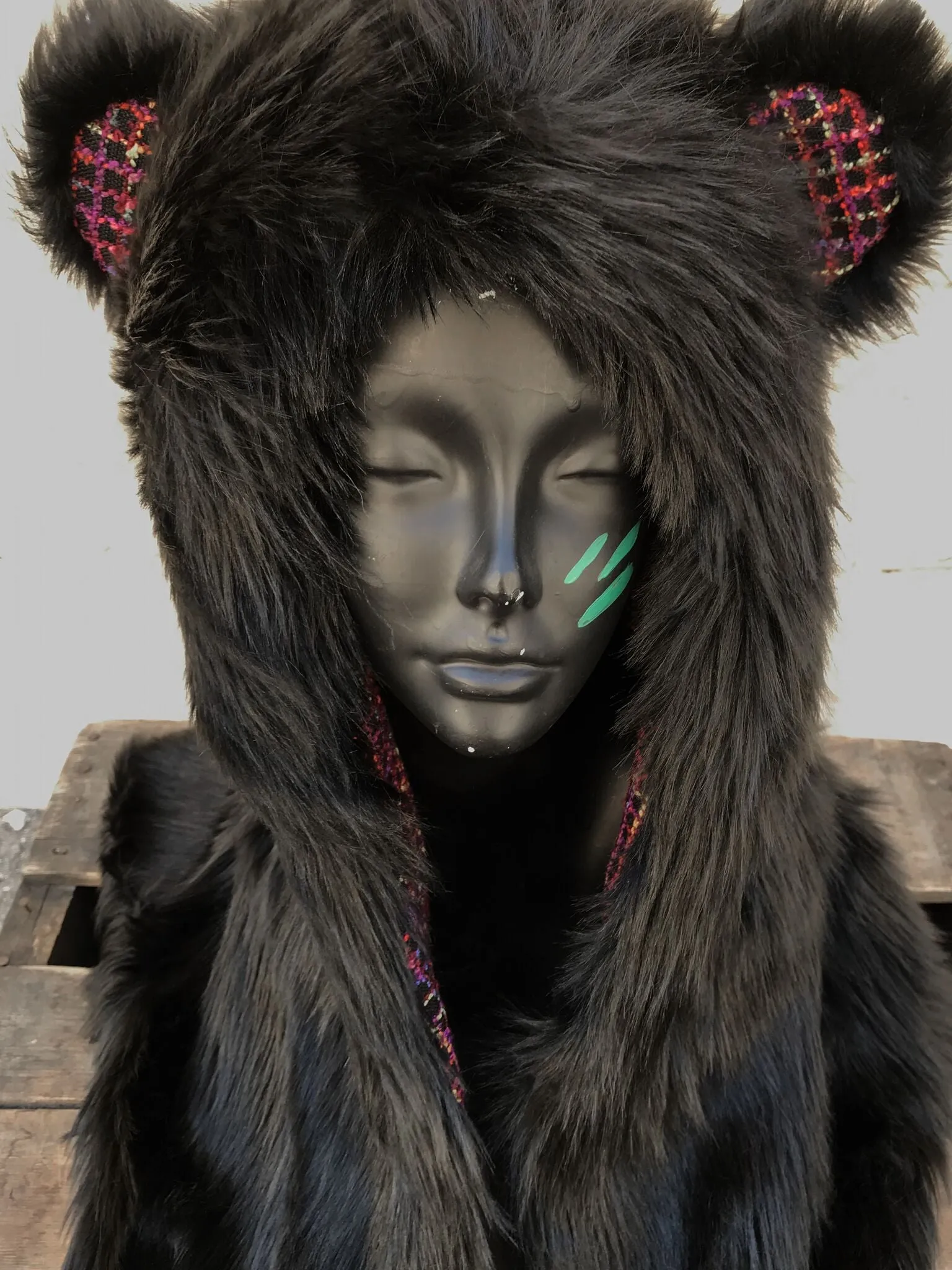 Limited Edition Black Bear Shawl SpiritHood