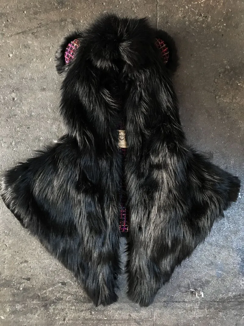 Limited Edition Black Bear Shawl SpiritHood