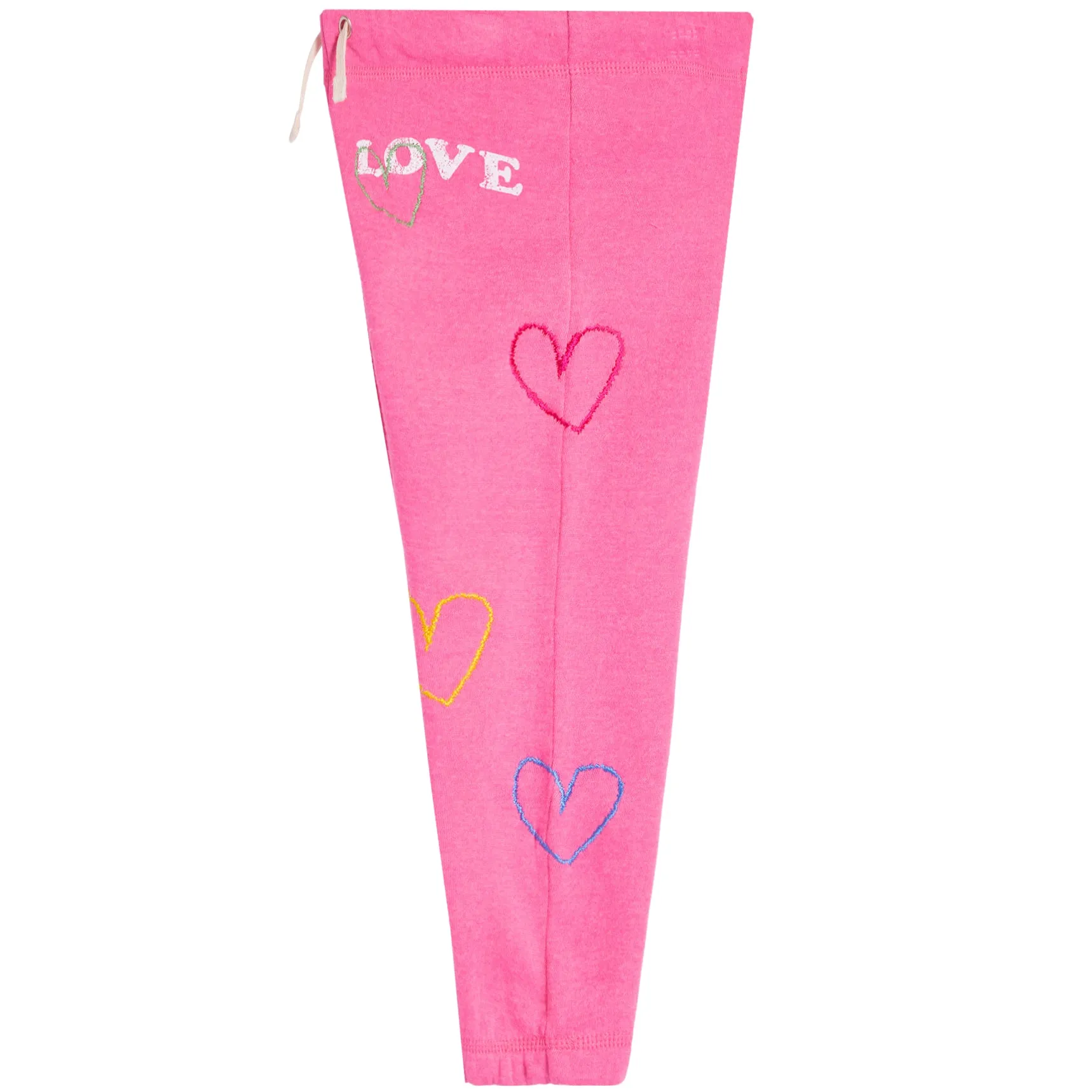 Love Embroidery Heart Jogger