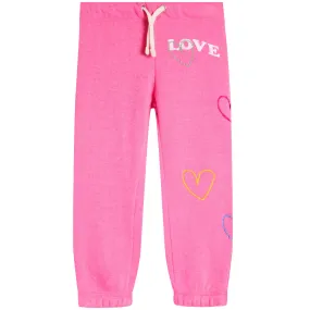 Love Embroidery Heart Jogger