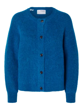 Lulu Ls Knit Short Cardigan - Super Sonic Melange