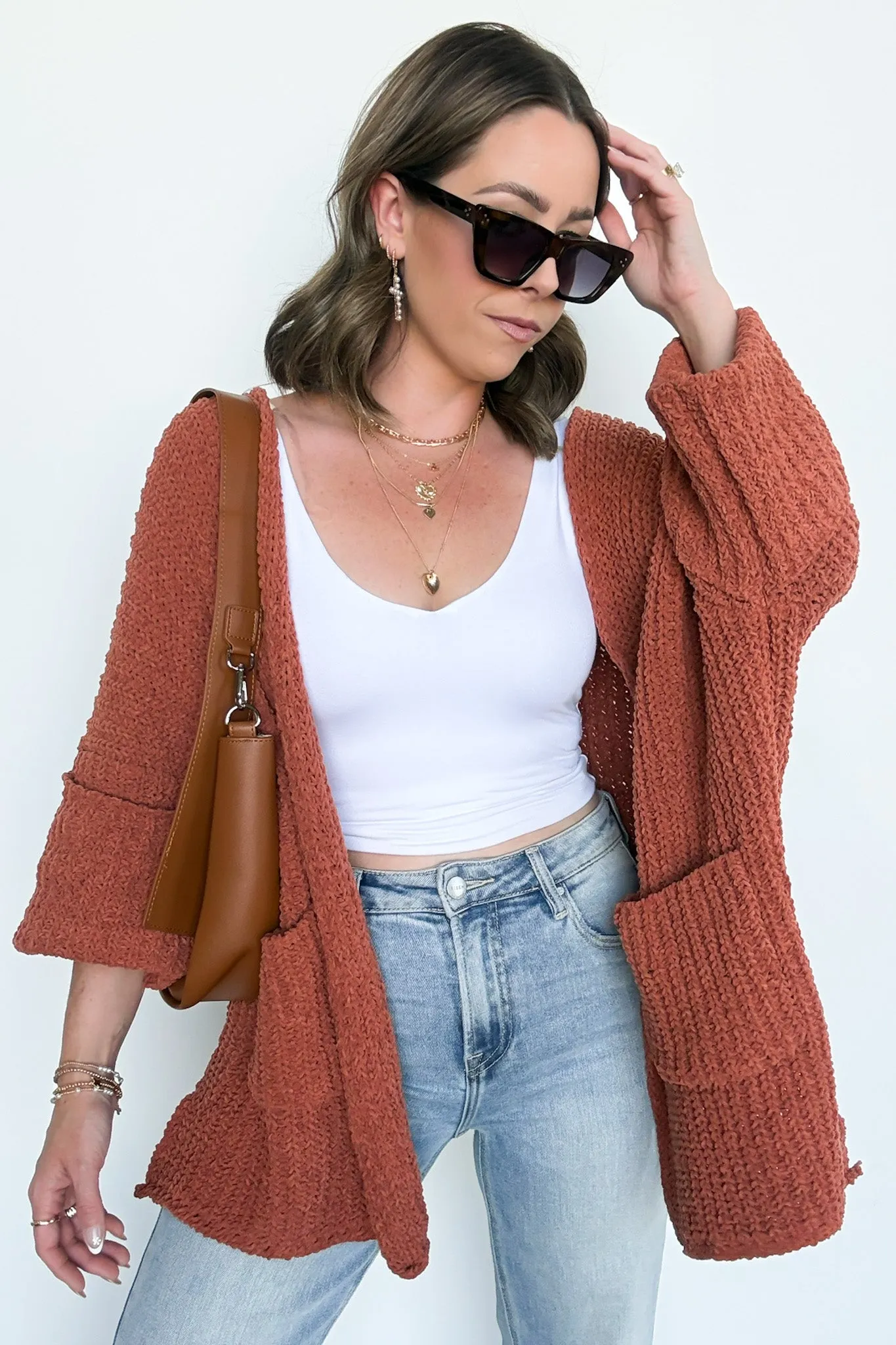 Malae Relaxed Fit Pocket Cardigan