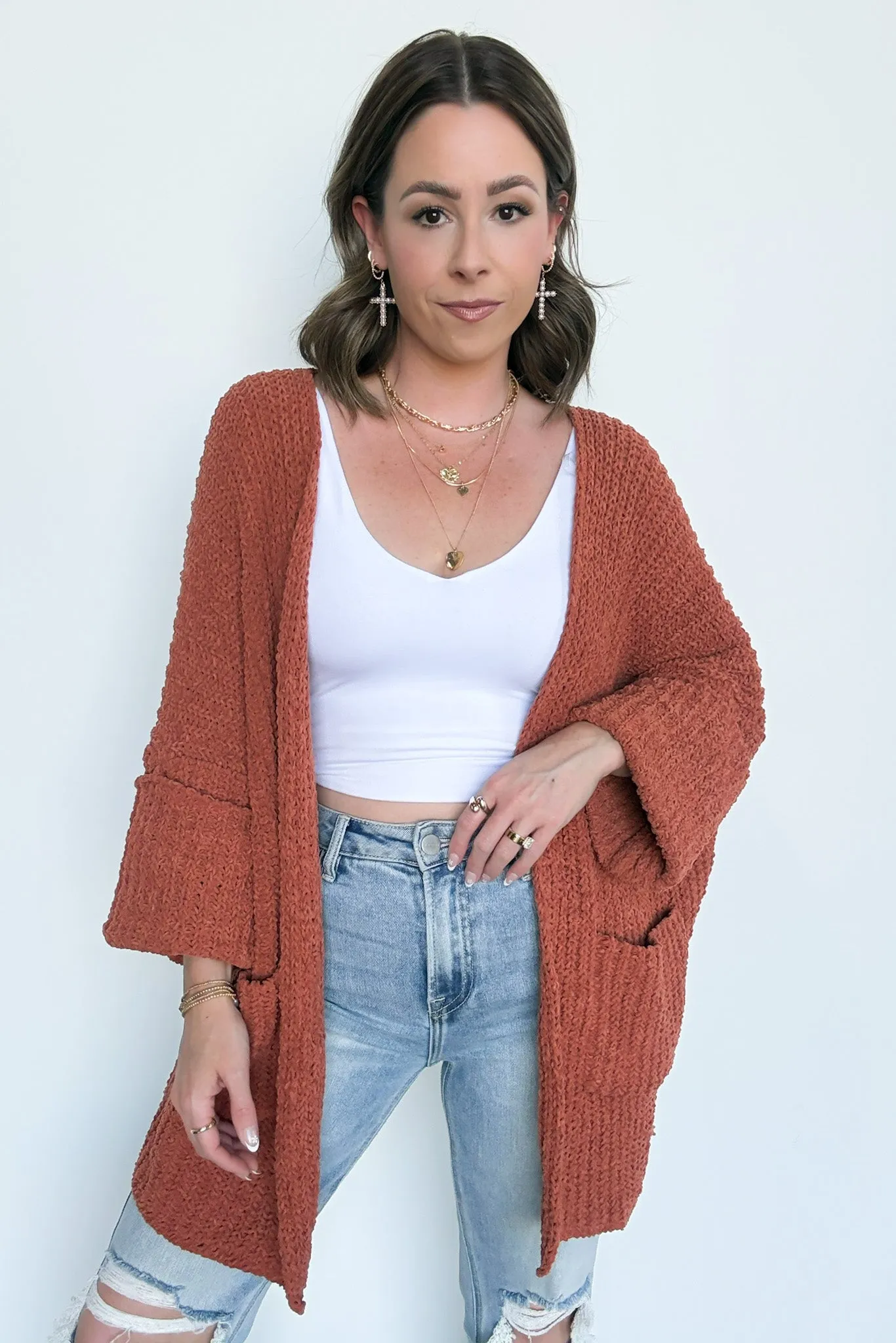 Malae Relaxed Fit Pocket Cardigan