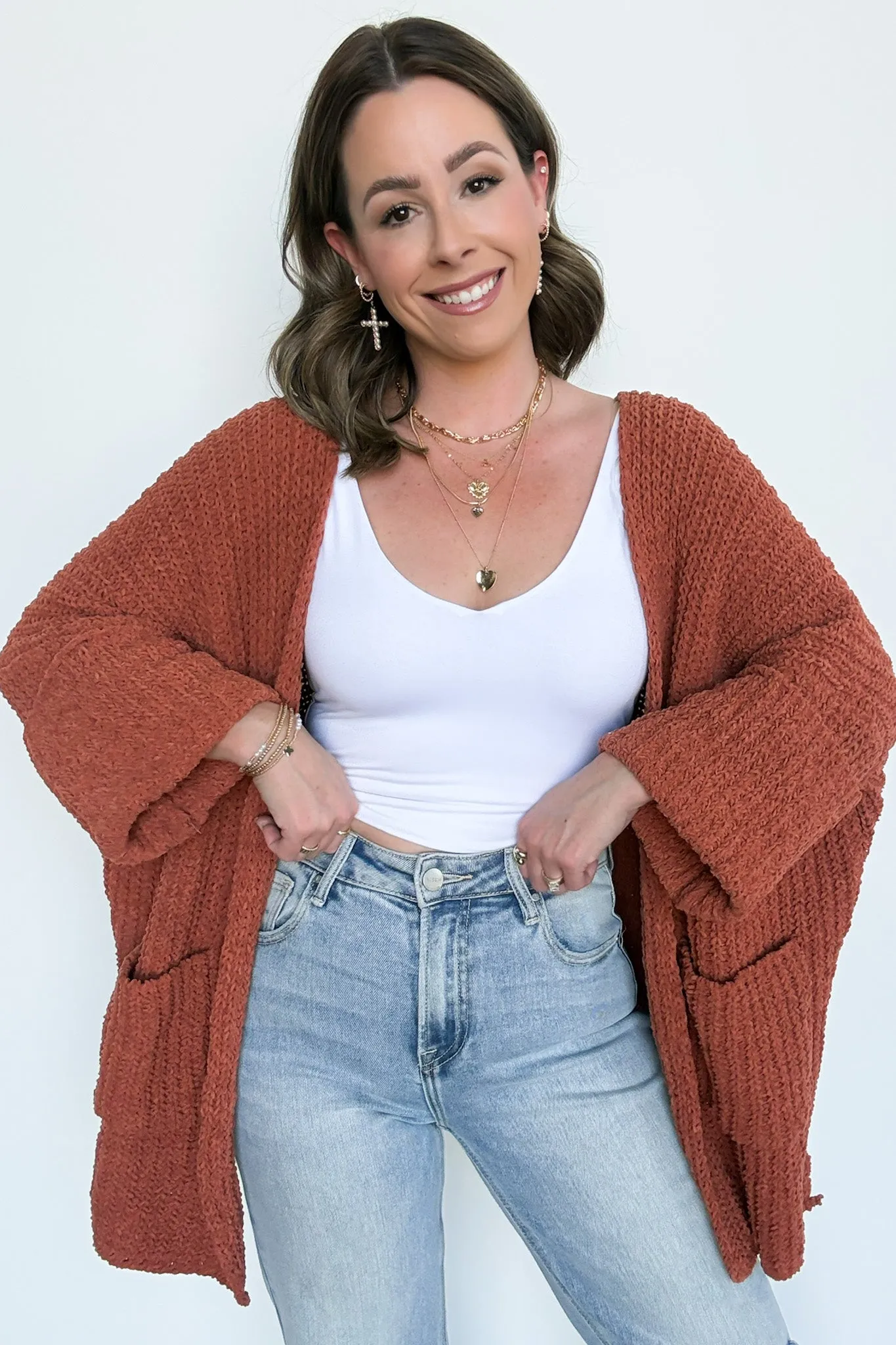 Malae Relaxed Fit Pocket Cardigan