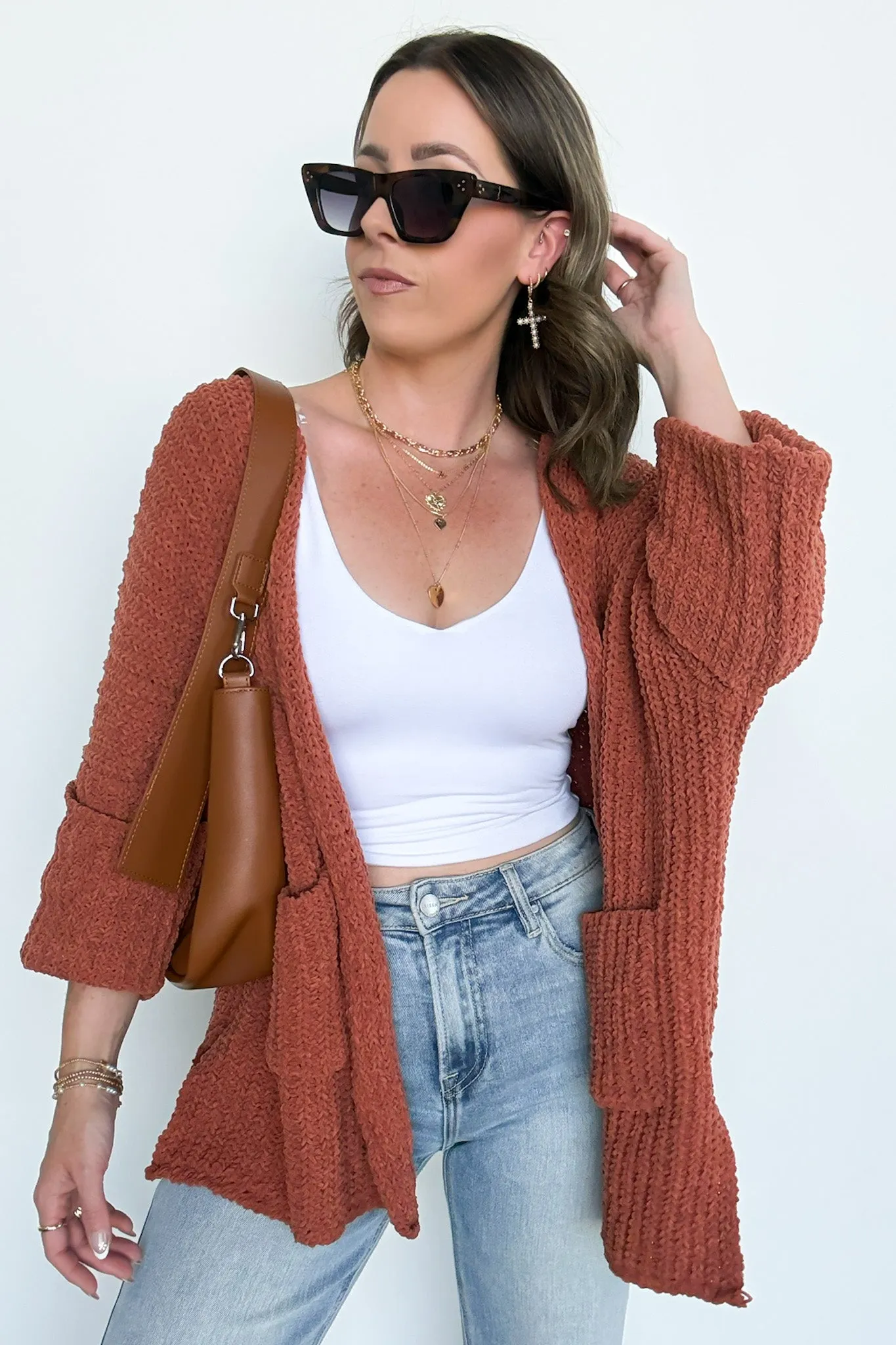 Malae Relaxed Fit Pocket Cardigan