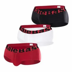 MaleBasics Mens Brief 3-Pack-Multicolor